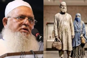 জুলাই জাদুঘরের ভাস্কর্য দ্রুত অপসারণের দাবি হেফাজত নেতার