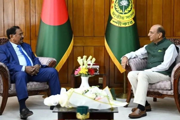 স্পিকারের সঙ্গে ভারতীয় হাইকমিশনারের বৈঠক
