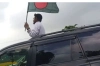 ছাদখোলা গাড়িতে লংমার্চে নাসীরুদ্দীন পাটওয়ারী, গাড়িটি কার?